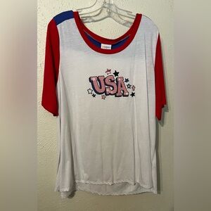 Lularoe USA 4th of July T-Shirt
